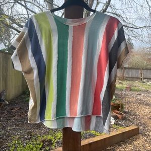 [STATE THE LABEL] Fruit Stripe Boxy Tee